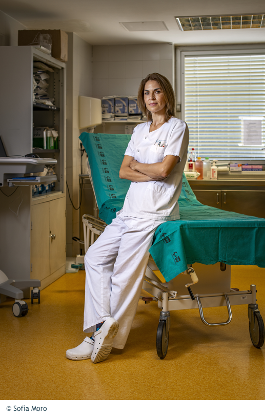 Sofia Moro enfermera