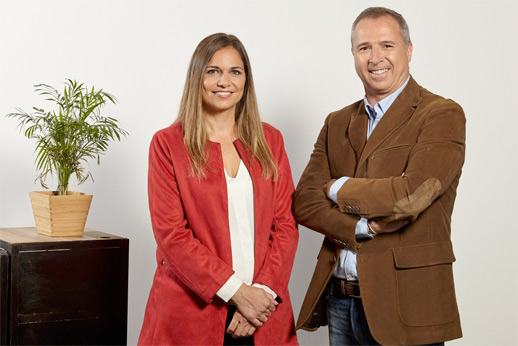 Eva Peñafiel y Juanjo Rabanal