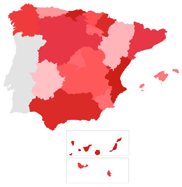 Mapa rojo