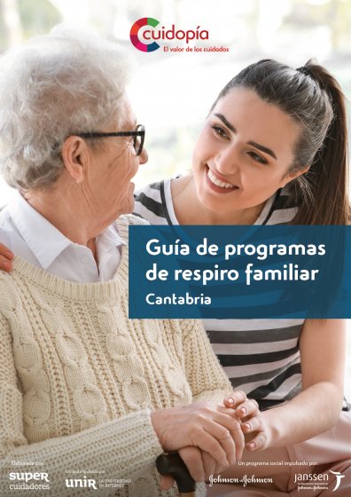Portada guía de programas de respiro familiar de Cantabria