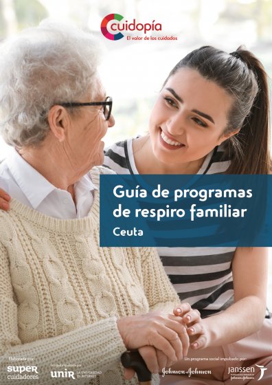 Portada guía de programas de respiro familiar de Ceuta