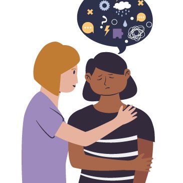 Ilustración de ideas delirantes
