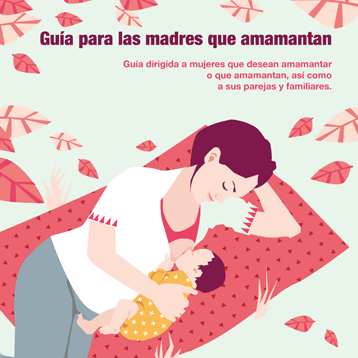 Ilustración mujer con bebe