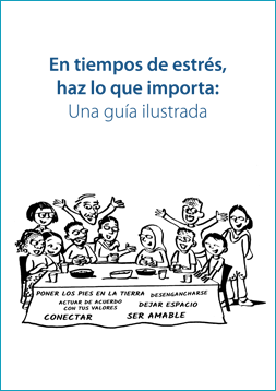 Portada En tiempos de estrés, haz que lo que importa. Una guía ilustrada